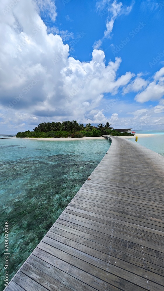 Naklejka premium Tropische Insel