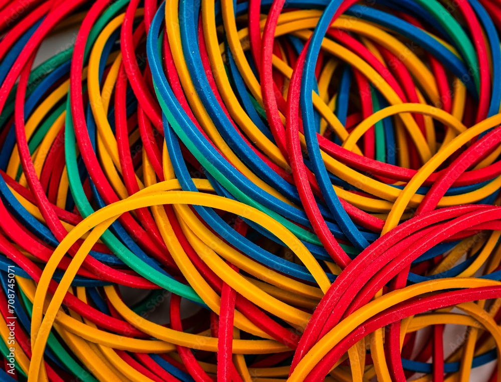 Bunte Gummibänder Bunte Gummibänder