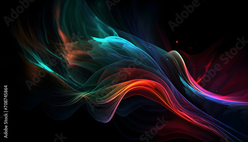 simple yet beautiful gradient waves for a website background vibrant tones