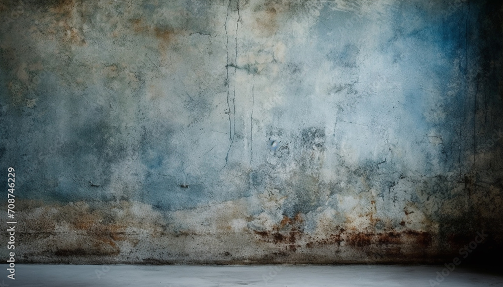Obraz premium Dirty old backgrounds, stained grunge on rusty abstract concrete backdrop generated by AI