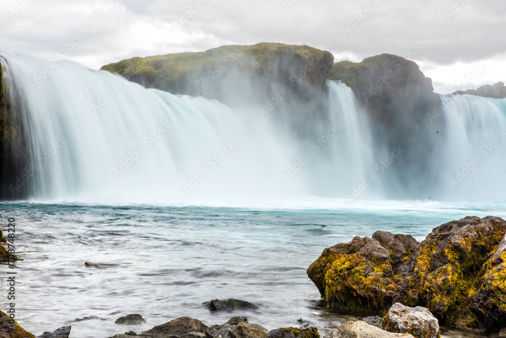 Peaceful Long Exposure Waterfall Peaceful Long Exposure Waterfall