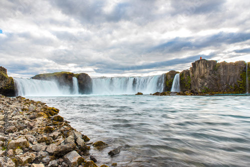 Beautiful Waterfall In Iceland