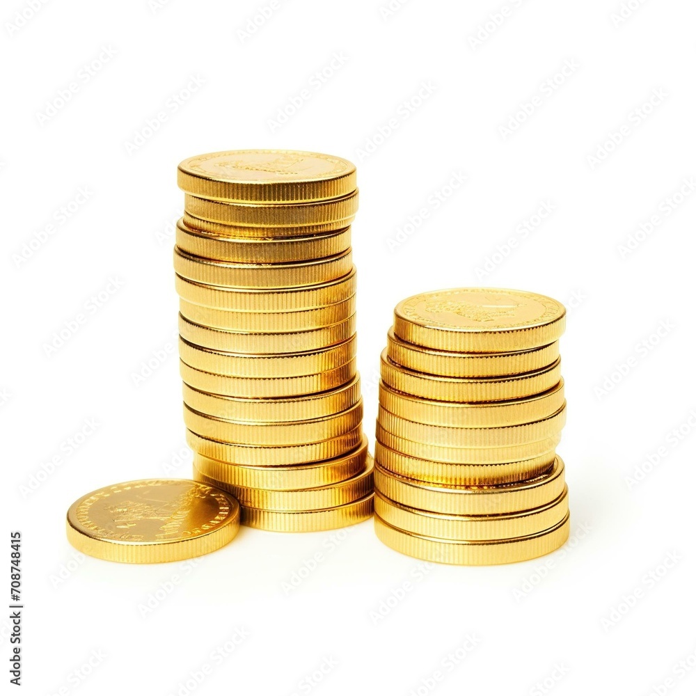 Golden coins for wealth and prosperity Golden coins for wealth and prosperity