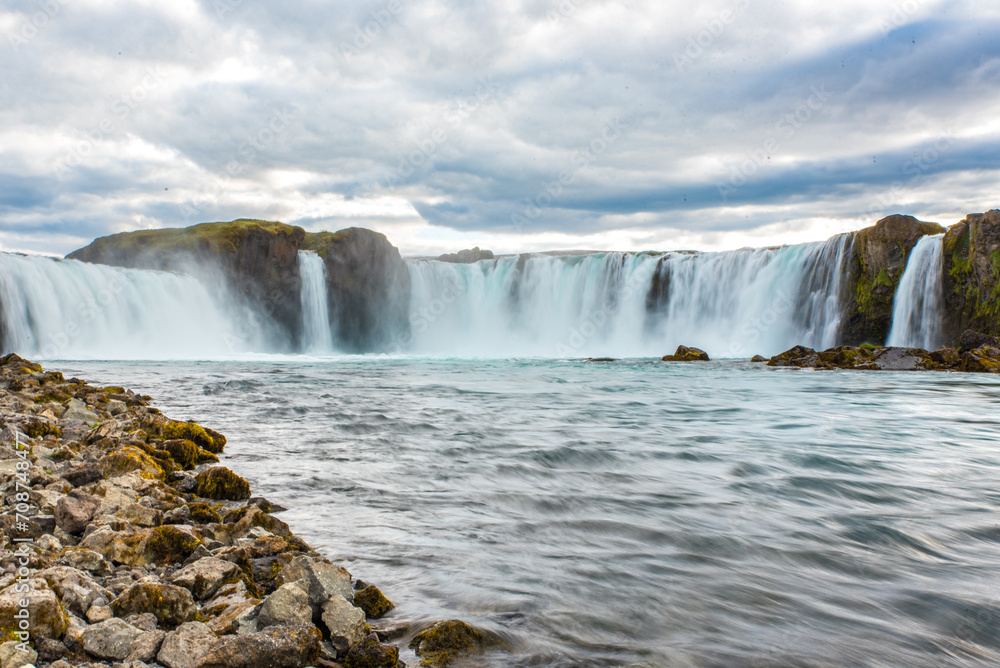 Waterfall of the Gods In Iceland Waterfall of the Gods In Iceland