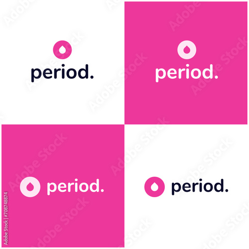 Period Menstrual Health, logo vector template