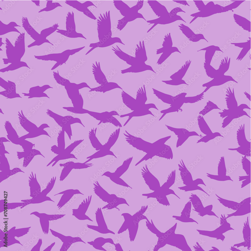 Seamless pattern with birds Seamless pattern with birds