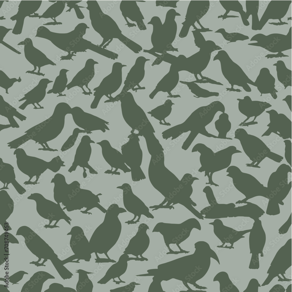 Seamless pattern with birds Seamless pattern with birds