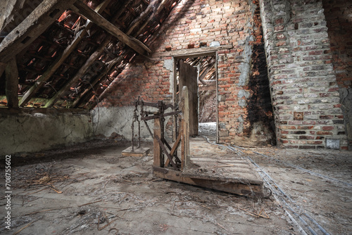 Urbex Old abandoned barn in Belgium.