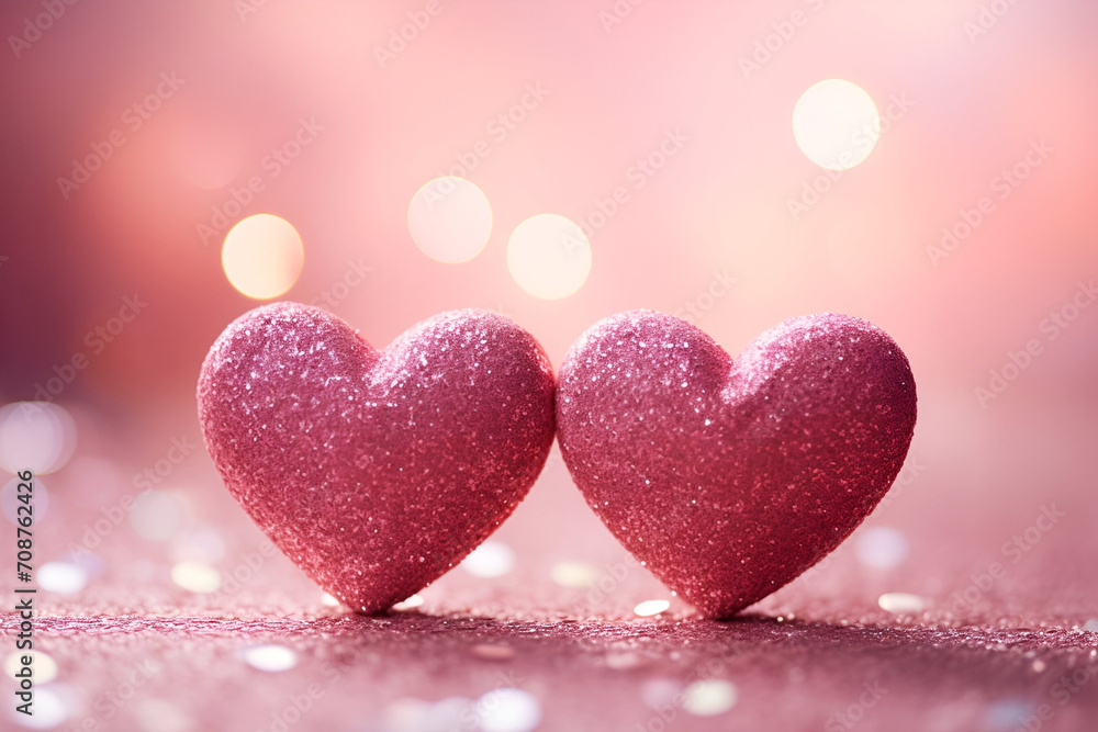 Hearts. Valentine's Day abstract background Hearts. Valentine's Day abstract background