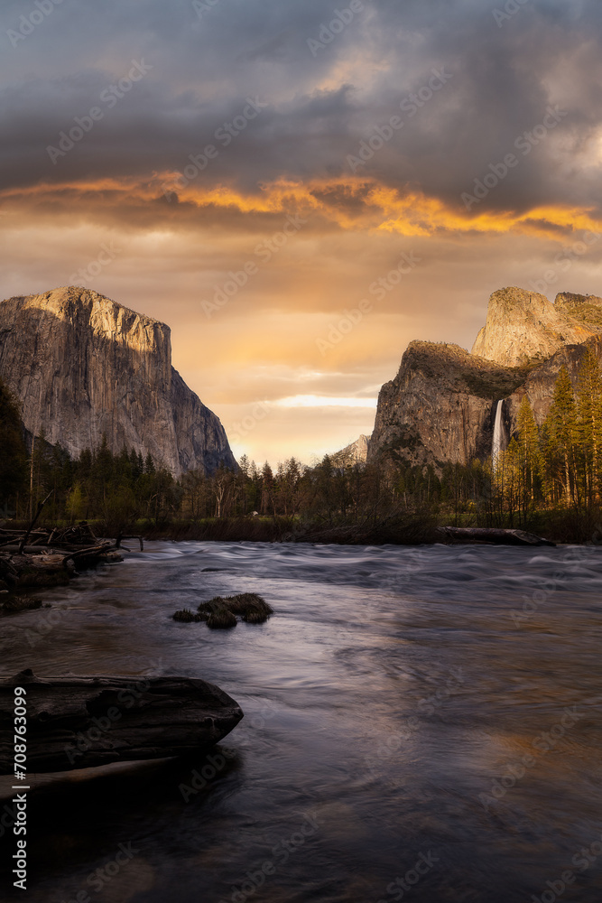 Fiery Yosemite Valley