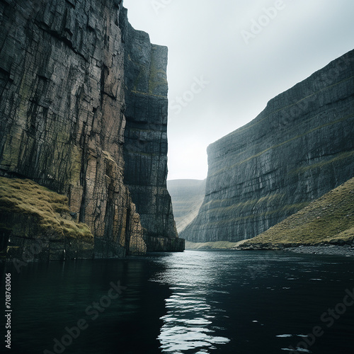 The beautiful Drangarnir Arch on the Faroe Islands photo