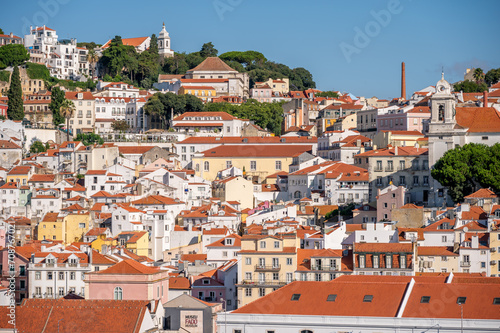 Beautiful views and architecture in Lisbon's old city.