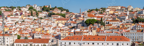 Beautiful views and architecture in Lisbon's old city.