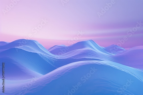 Blue Wave Flow: Abstract Water Vector Illustration photo