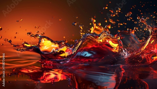 Fiery Water Dance