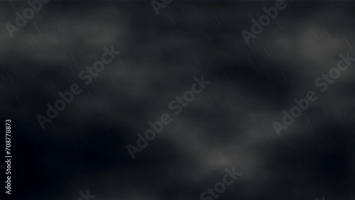 Storm clouds rain and lightening animation photo