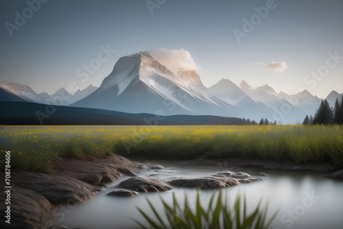 lake in the mountains