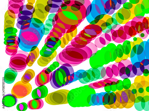 Abstraction with various geometric figures and colors.collage of colors