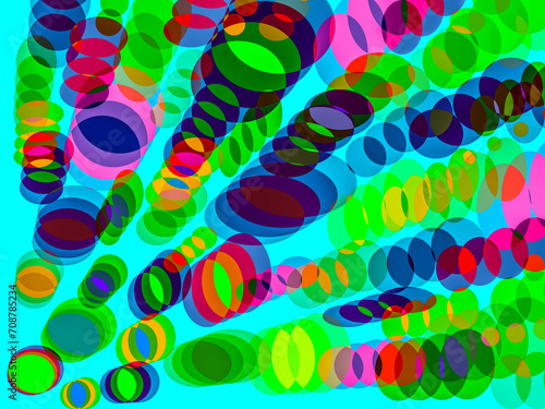 Abstraction with various geometric figures and colors.collage of colors
