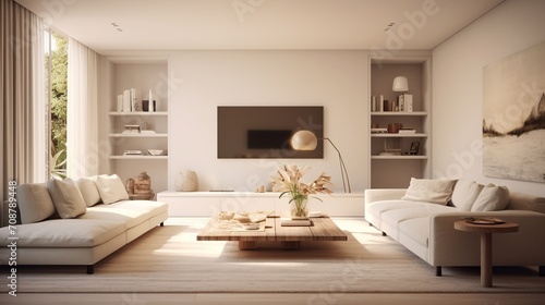 Interior design of modern elegant living room  © Faisal