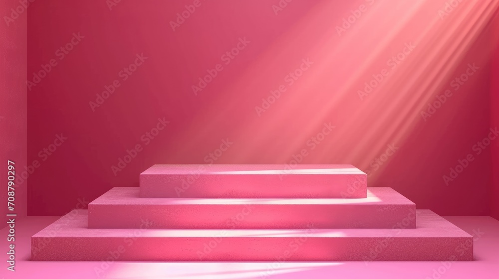 Podium in the background. Studio podium for product advertising. Stage stand. Blank podium. Display platform Podium in the background. Studio podium for product advertising. Stage stand. Blank podium. Display platform