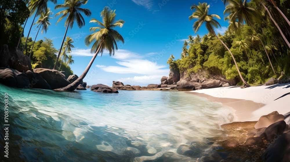 Turquoise Bay Paradise: Idyllic Tropical Island Getaway