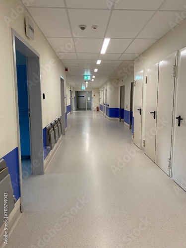 corridor in hospital corridor