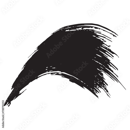 Brush stroke border template
