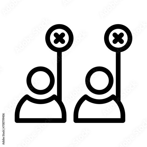 protest line icon