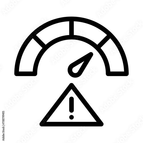 acceptable risk line icon