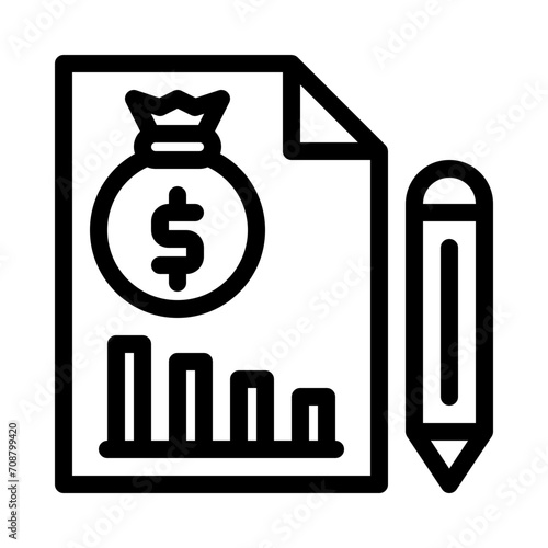 cost line icon