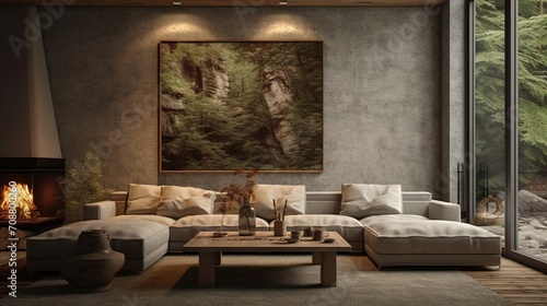 Interior of modern elegant living room  © Faisal