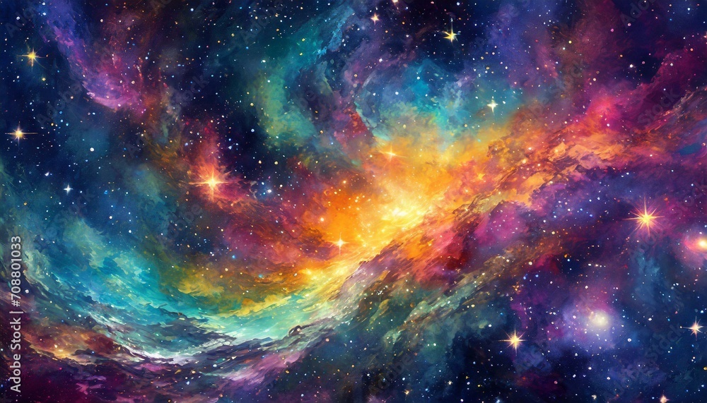 space of world, wallpaper nebula-rich space with vivid colors and a tapestry of stars. The composition invites viewers