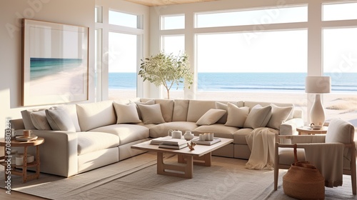 Modern living room interior inspired by scandinavian elegance  © Faisal