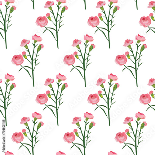Wallpaper Mural Seamless pattern with floral background.
 Torontodigital.ca