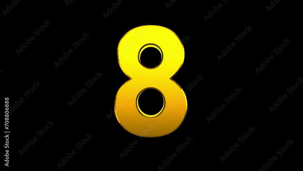 number eight rotation on 3d alpha number eight rotation on 3d alpha