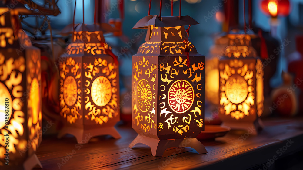 papercraft lanterns