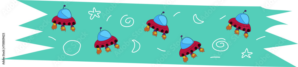 Cute washi tape on transparent background.
Cute washi tape on transparent background.