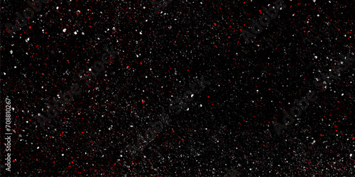 Red & White bokeh abstract background. Modern realistic seamless glitters background. Colourful glowing Christmas garland with blur background and bokeh.	