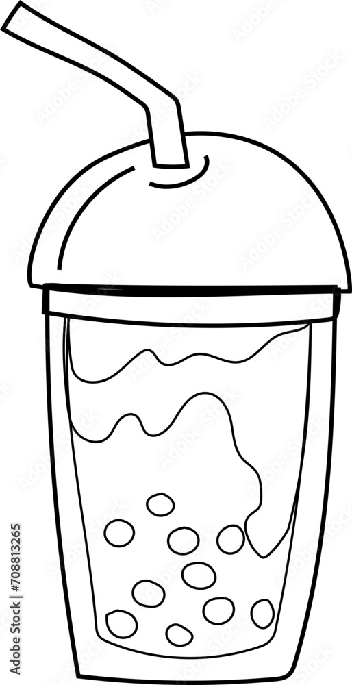 Hand drawn drink illustration on transparent background.
Hand drawn drink illustration on transparent background.
