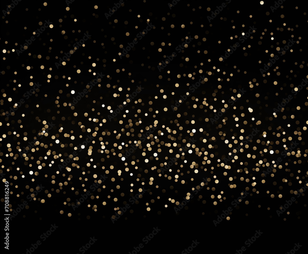 Mini golden sparkle at night