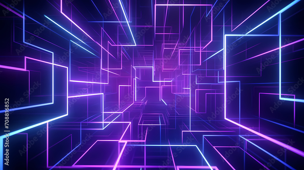 Technology abstract line background and light effect, technology-sense background material Technology abstract line background and light effect, technology-sense background material