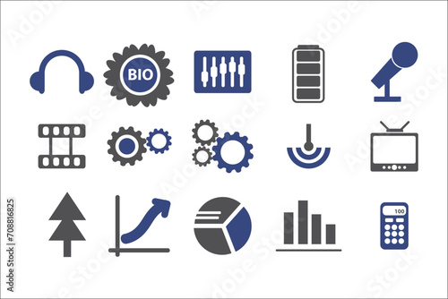 Professional Business Icons Collection for Elegant Designs