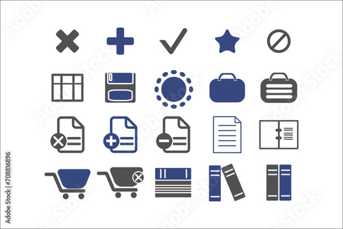 Professional Business Icons Collection for Elegant Designs