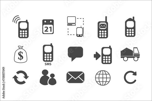 Professional Business Icons Collection for Elegant Designs