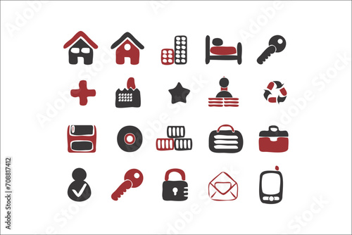 Professional Business Icons Collection for Elegant Designs