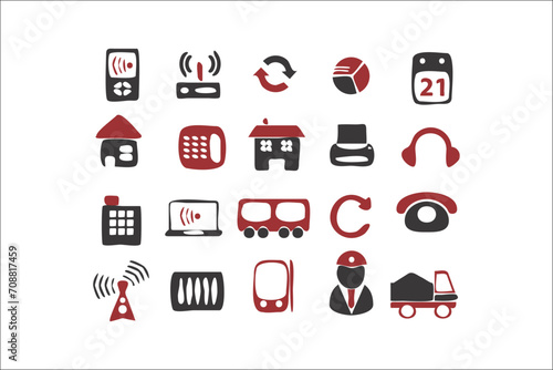 Professional Business Icons Collection for Elegant Designs