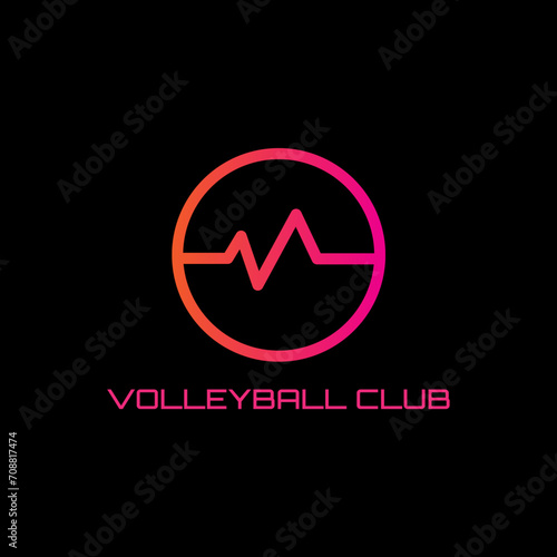 volley ball, sport icon, vector