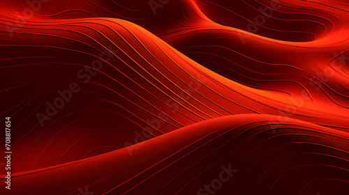 Abstract geometric background  technological lines background and light effects  3D rendering