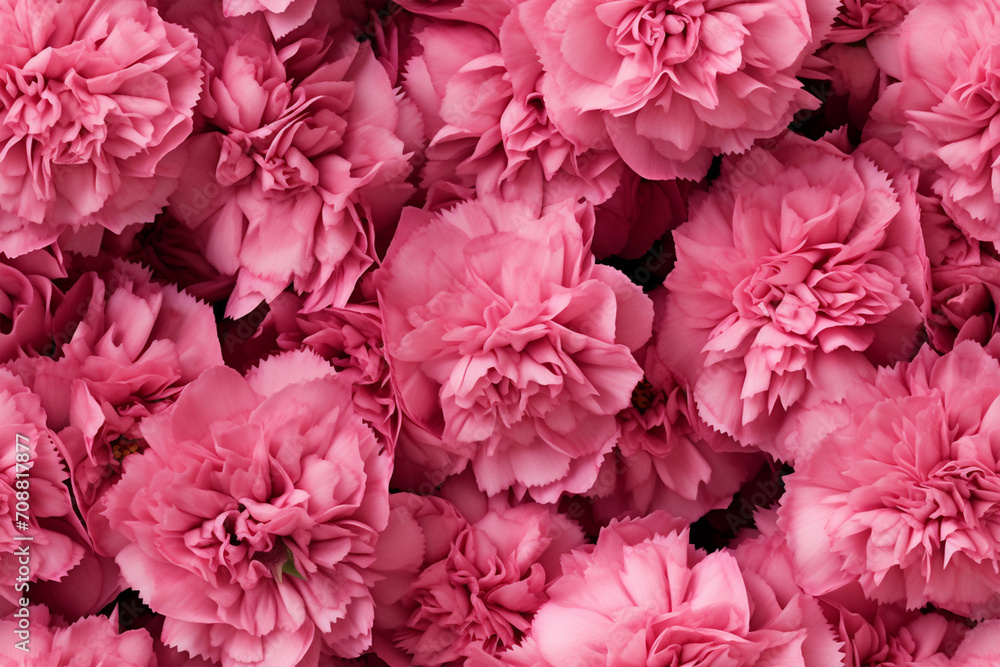 pink carnations background wall texture pattern seamless wallpaper
